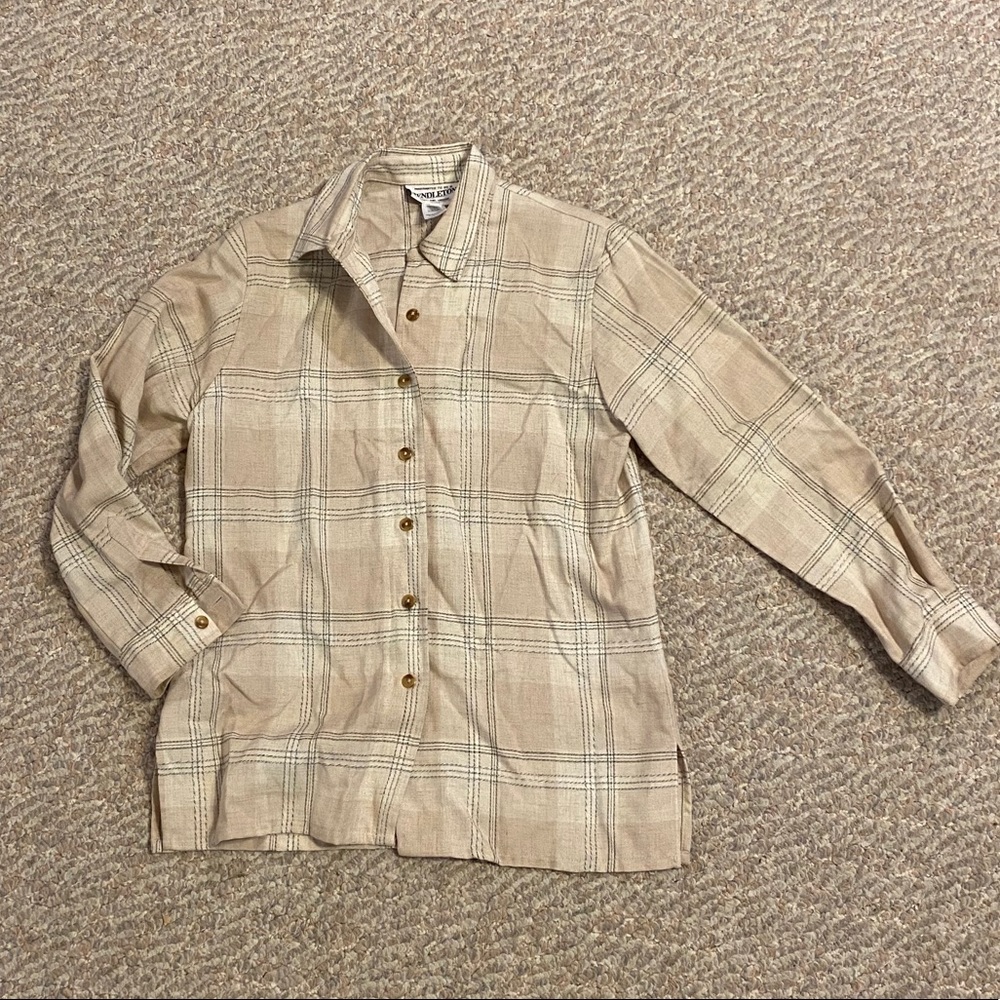 Pendleton button down plaid vintage shirt